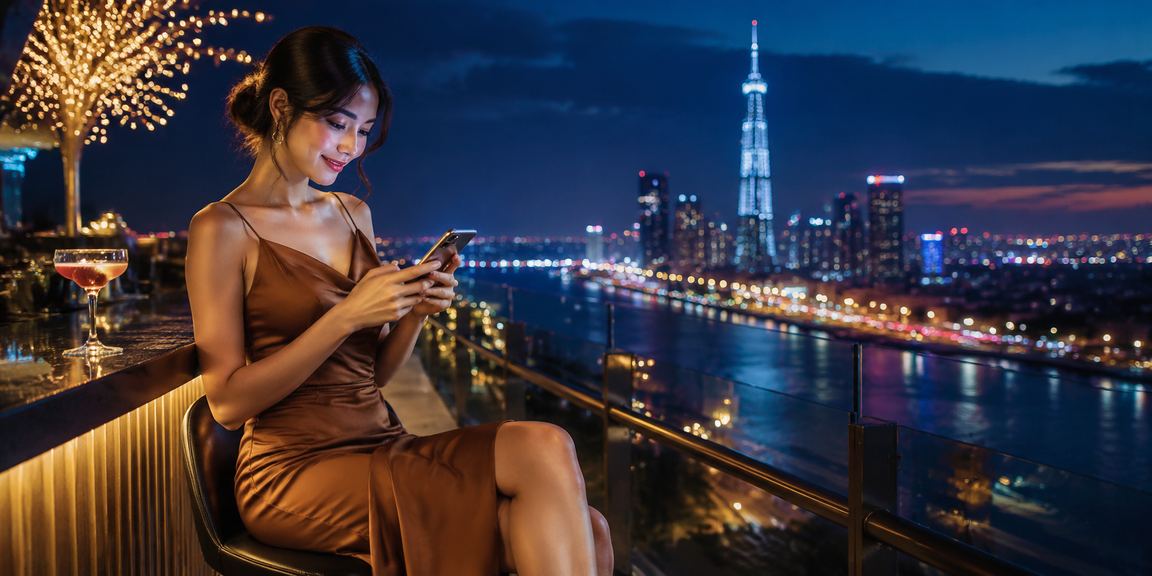 Người chơi thưởng thức slot game tại quán cà phê Hồ Chí Minh một cách thư giãn